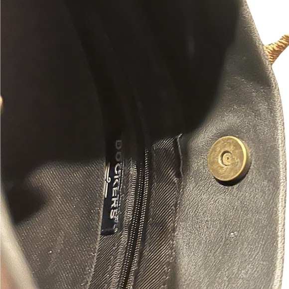 Black Handbag with Rope Handles - Picture 9 of 10